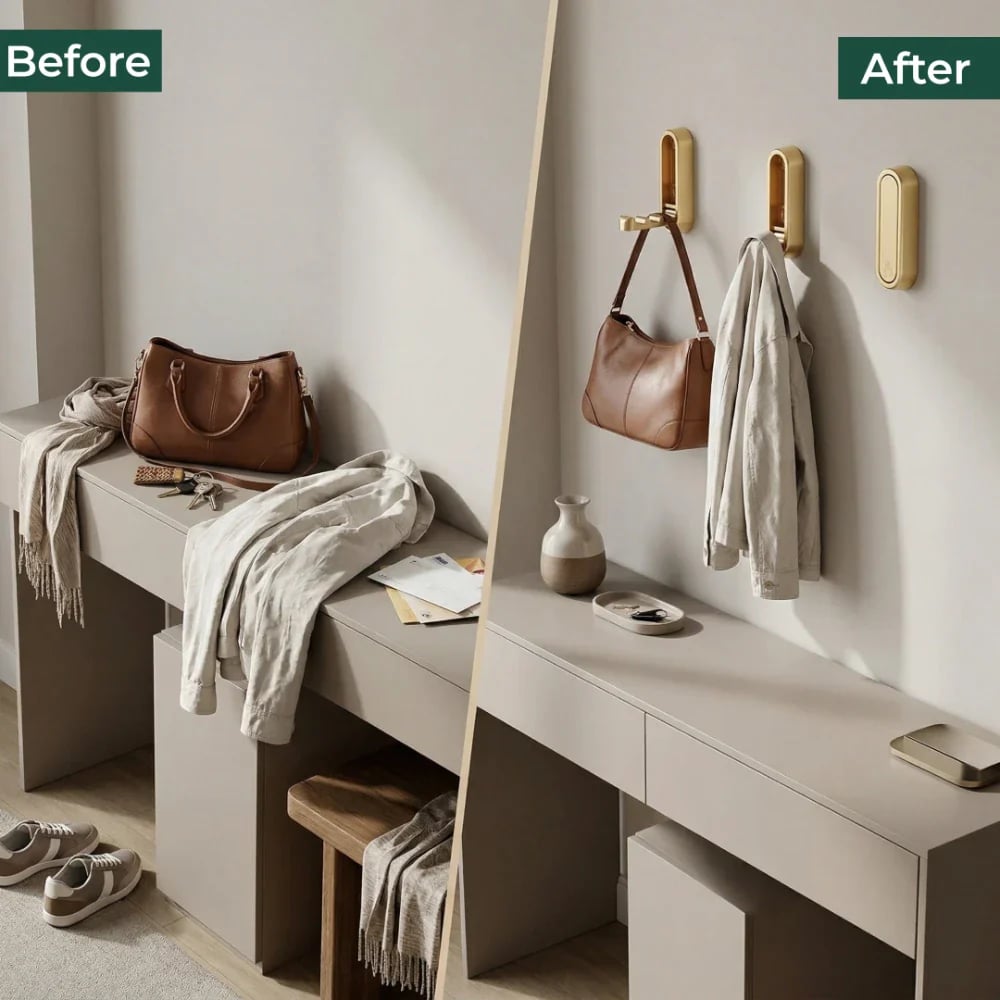 FoldClear Folding Wall Hooks - Limited Time Offer
