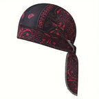5 Pack Paisley Bandana Head Wraps Breathable Tie Back Skull Caps