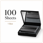 2-in-1 Oil Blotting Sheets with Mirror Puff Compact