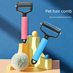 Double Sided Dog Detangling Comb for Shedding and Matted Hair